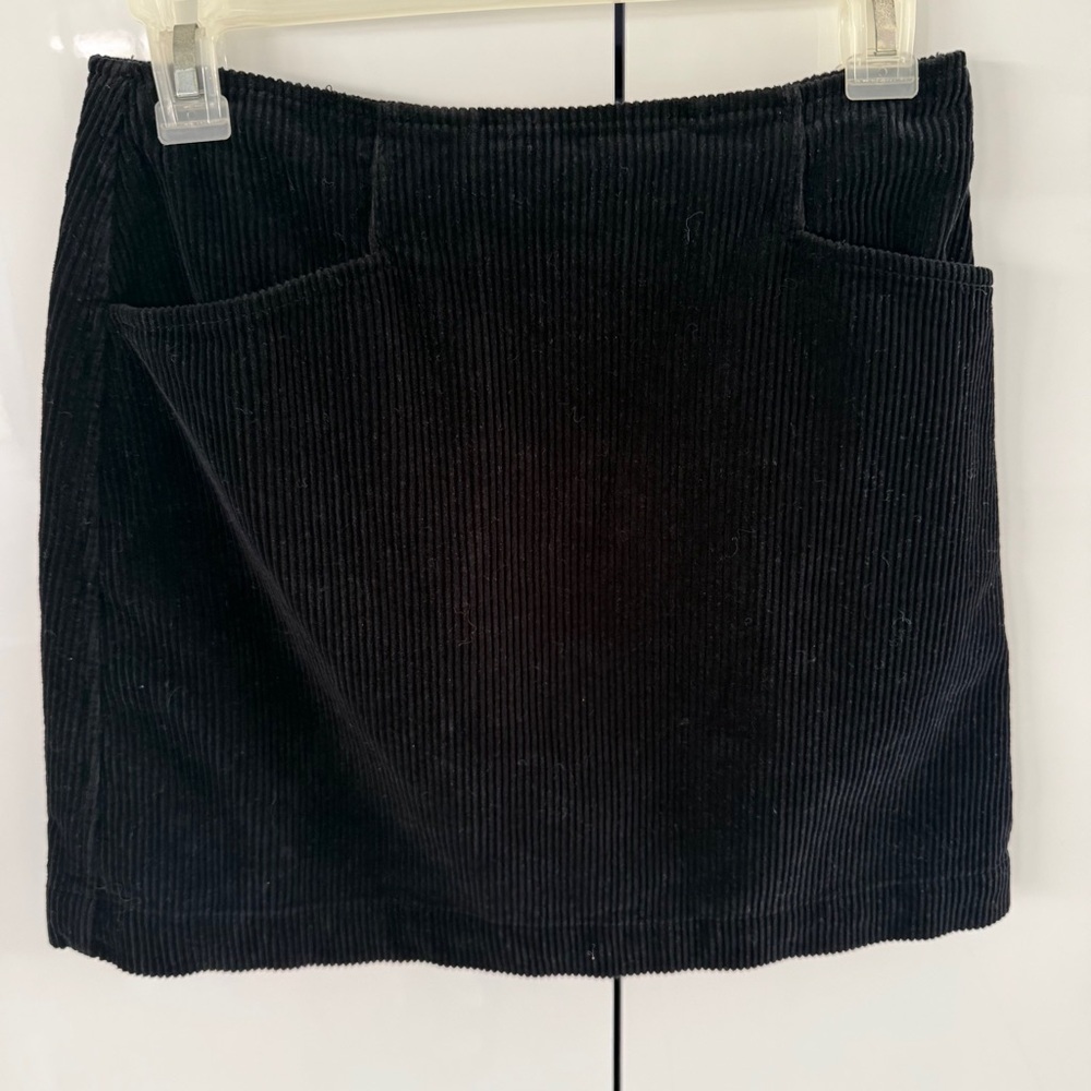 AG Adriano Goldschmied Black Mini Skirt